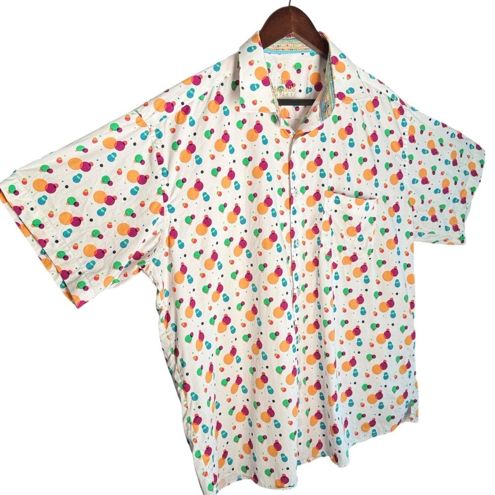 MARCELLO XL Short Sleeved Button Down Shirt - Picture 14 of 14